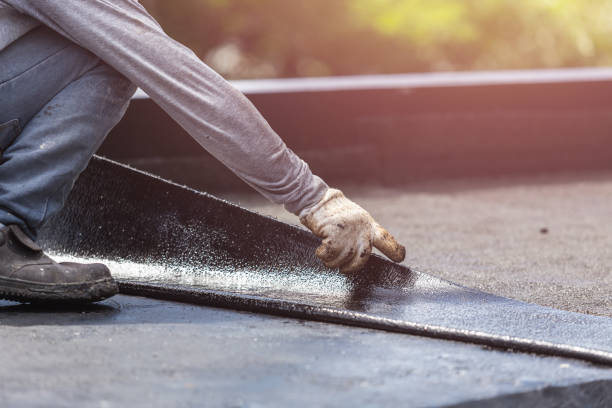 Professional Exterior Waterproofing technician working in Paris, MI